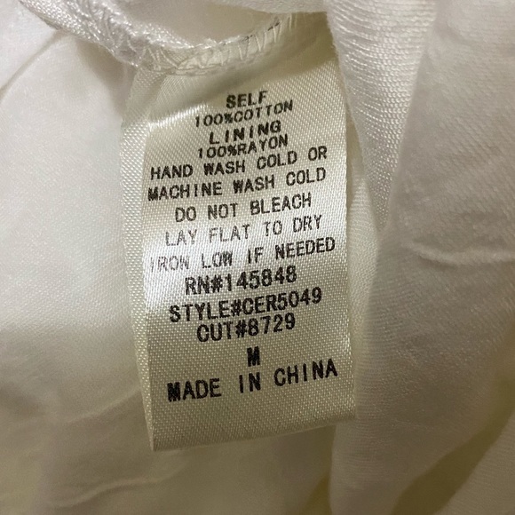 New White Eyelet Lace Romper w/ Ruffles - NWOT - Picture 9 of 9